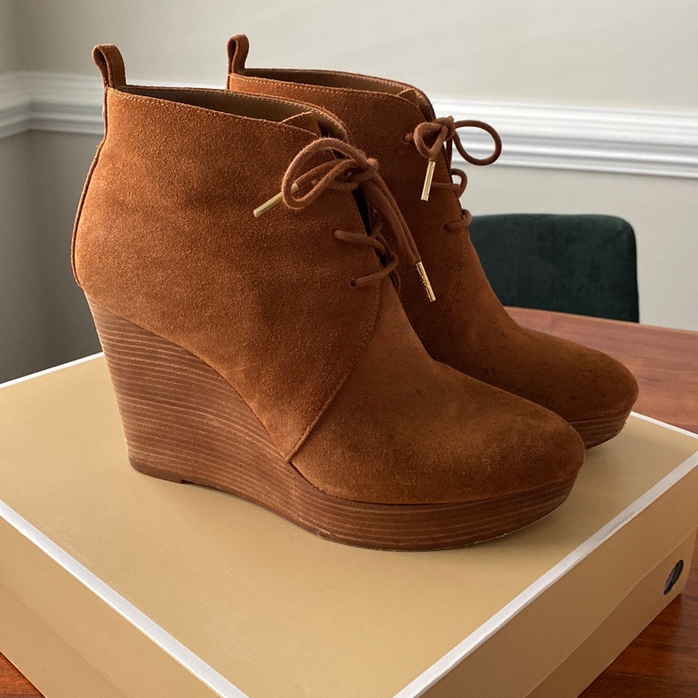 Michael Kors Pierce Lace Up Wedges